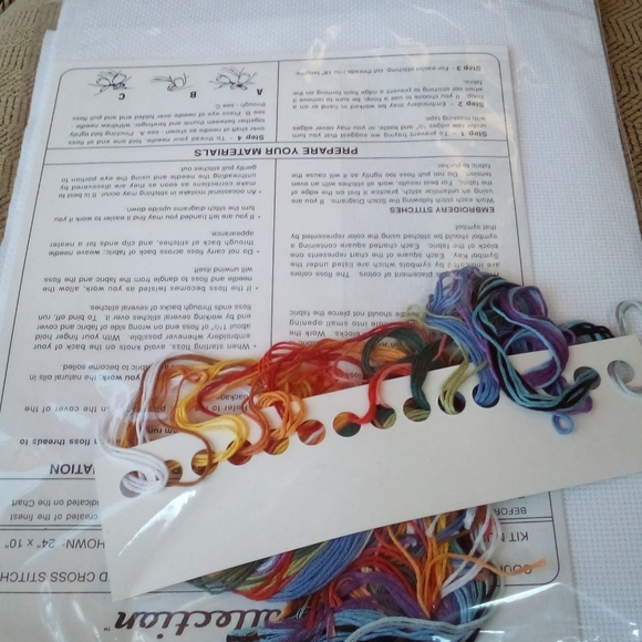 Count to Ten counted crosstitch kit. - Picture 3 of 8